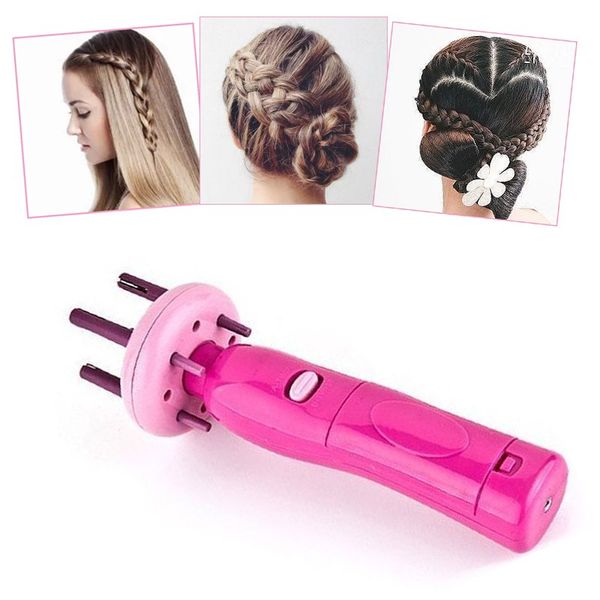 Electric Hair Braiding Braider Tools Automatic Fast X Press Twist Braid Knitted Machine Fashion Women Grils Hair Styling Tool Perfect Buns Hair Hair