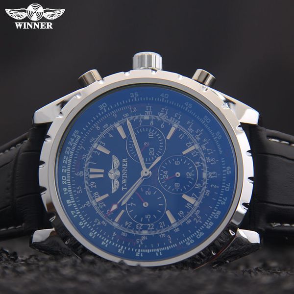

gold steampunk automatic mechanical watches winner male strap wristwatches clock skeleton leather slzg39 men watch casual aoikh, Slivery;brown