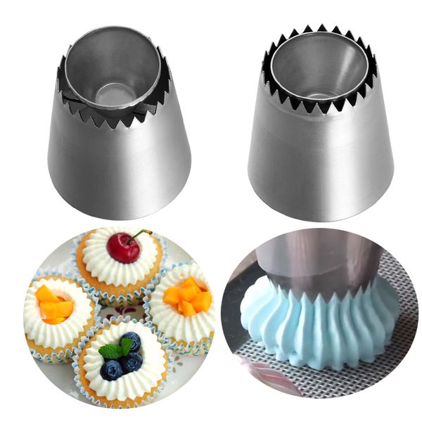 

2018 new arrival ring cookies mold piping nozzles russian nozzles icing piping set cake decorating pastry making tool