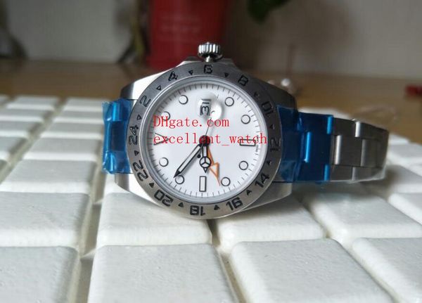 

luxury watches 42 mm 216570 white dial asia 2813 automatic mechanica stainless steel men's watch wristwatch small box and certifica, Slivery;brown