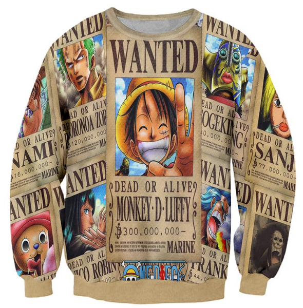 

новая мода женщины / мужчины one piece аниме harauku стиль смешные 3d печатные crewneck толстовки толстовки k132, Black
