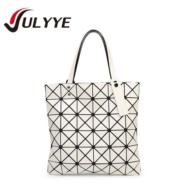 

yulyye 2018 new brand designer women fashion bag geometry sequins laser plain handbag folding tote women messenger shoulder bags d18102906