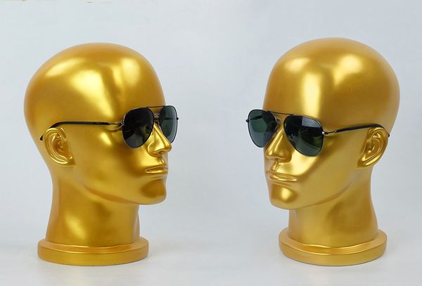 

male fashion head mannequin fiberglass women head model on sale, Khaki