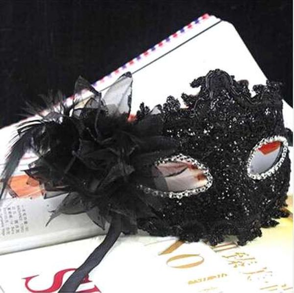 Maschera veneziana in pizzo di alta qualità Costume da ballo in maschera di carnevale in maschera Nuovo 4 stile