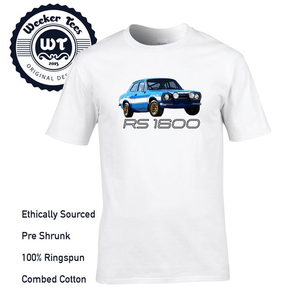 Ford Escort MK1 Tribute T shirt Mens Fathers Retro Classic Car Mexico RS 1600