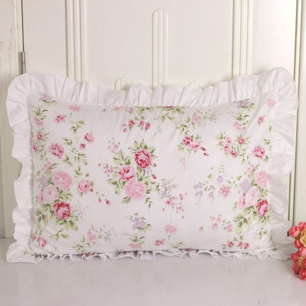 New Princess Pillowcase Handmade Ruffle Wrinkle Pillow Cases