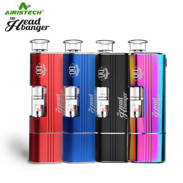 

1шт Аутентичного Airis Headbanger Starter Kit для Dip и Dab 1500mah алюминиевого концентрата Quatz Coil Испаритель Vape Box Mod Pen