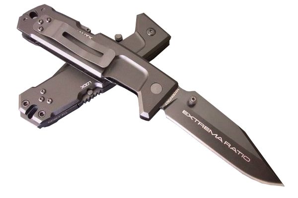 

EXTREMA RATIO FUlCRUM II Tactical Folding Knife 440C Drop Point Blade Outdoor Camping Hunting Hiking Knives 6061-T6 Aluminum handle P337Q
