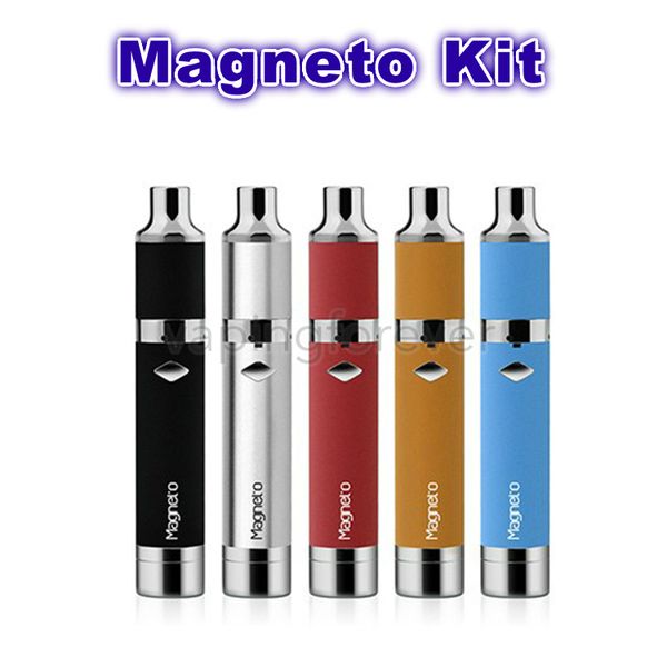 

Yocan Magneto Kit 1100mAh Battery Magnetic Coil Cap Built-in Silicone Jar Dual Ceramic Rod Coil Wax Vapor Pen e Cig Wax Vaporizer Pen