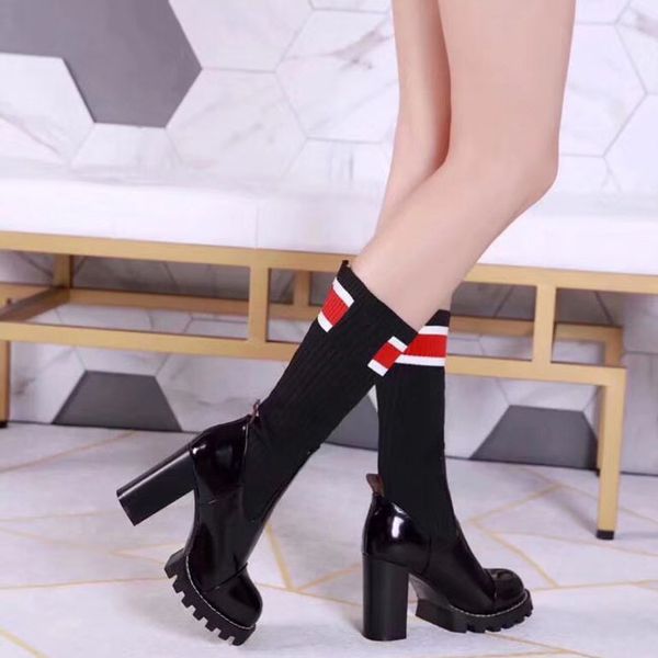 designer sock boots