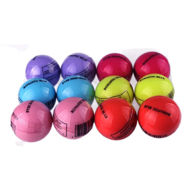 

3d round ball lipstick makeup lips balm 6 colors moisturizing natural plant sphere fruit pomade embellish lip gloss care lipgloss