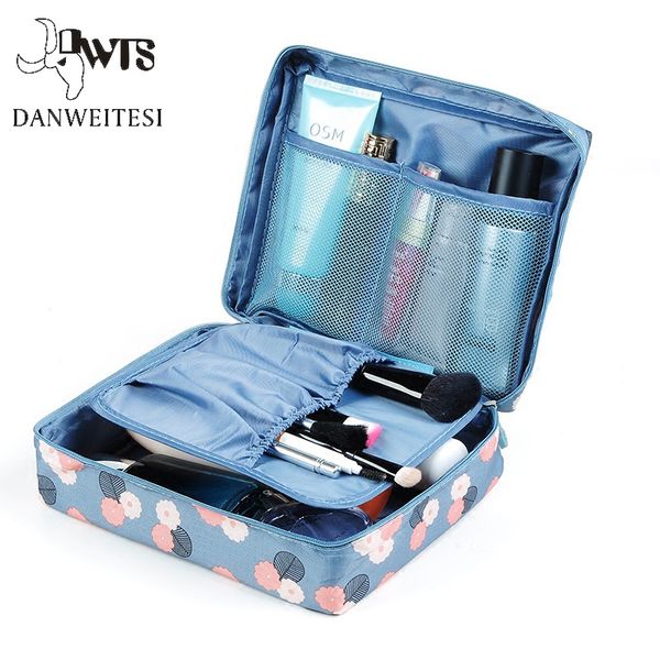 

women cosmetic bag travel makeup bag zipper organizer make up case storage pouch toiletry beauty wash makeup cosmetic box