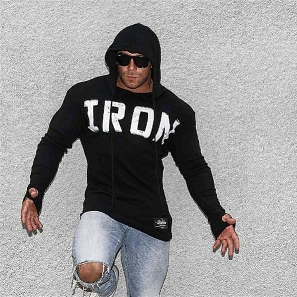 

2018 autumn men black hoodie brand men's casual streetwear men's fashion printing sweatshirts gyms fitness menswear hip hop