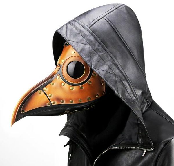 

steam punk halloween mask plague doctor bird steampunk black death holloween mask pu metal halloween costume