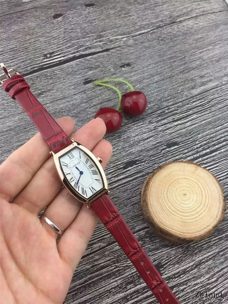 

Топ Марка мода женщины роскошные часы браслет кварцевые кожаные часы платья нару