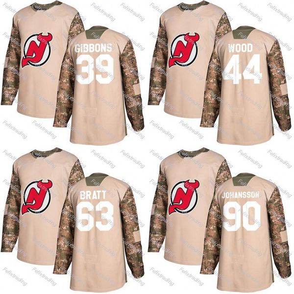 

New Jersey Devils 2017 Camo Veterans Day 37 Pavel Zacha 63 Jesper Bratt 44 Miles Wood 39 Brian Gibbons 90 Marcus Johansson Jersey
