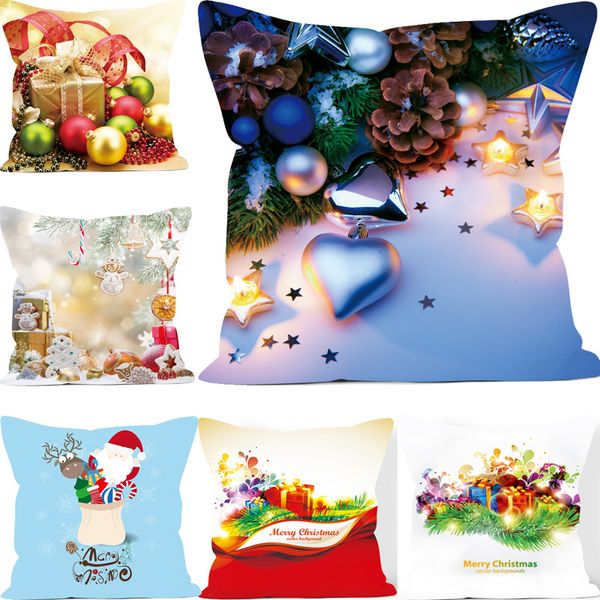 

новый рождественский подарок серия наволочки 6 стилей рекламный подарок цифровая печать наволочка офис талии наволочка бесплатно индивидуаль