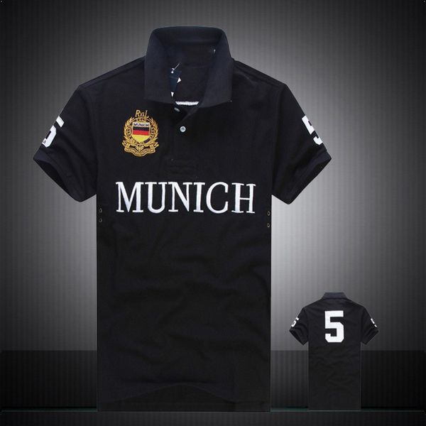 Hochwertiges Poloshirt für Herren, kurzärmeliges T-Shirt der Marke London New York Chicago, Poloshirt für Herren, Direktversand, günstig, S-XXL