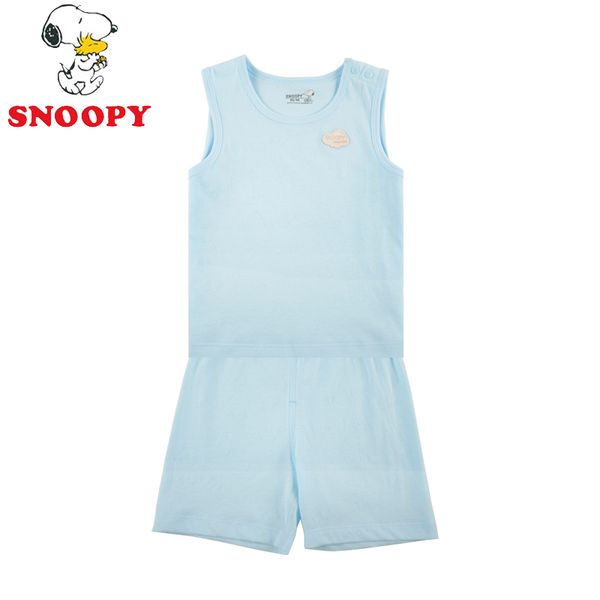 

snoopy children clothing set boys pure color casual clothes sets 2018 summer girls tracksuit 100% costume for kids, White