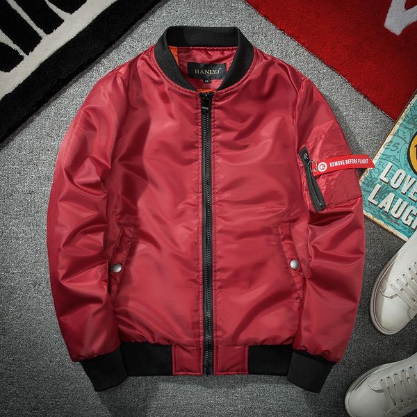 

2018 aolamegs bomber jacket men graffiti print thin ma-1 men's jacket hip hop outwear autumn men coat bomb baseball jackets, Black;brown
