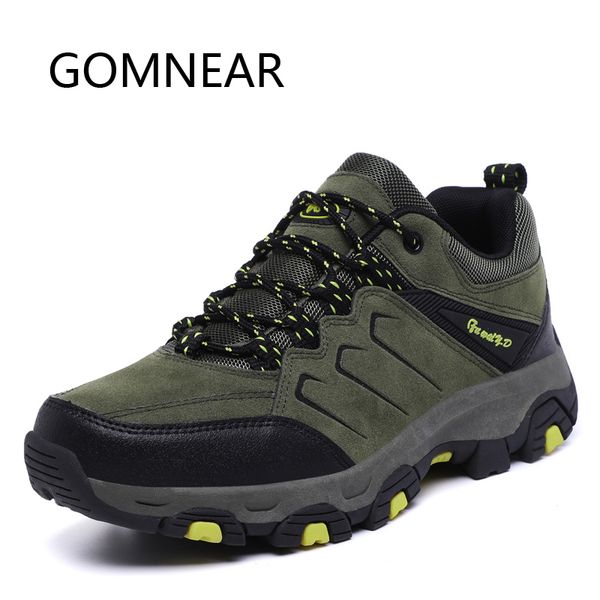 

gomnear hiking shoes men outdoor tourism mountain climbing shoes tactical boots anti-skid athletic camping hunting men sneakers