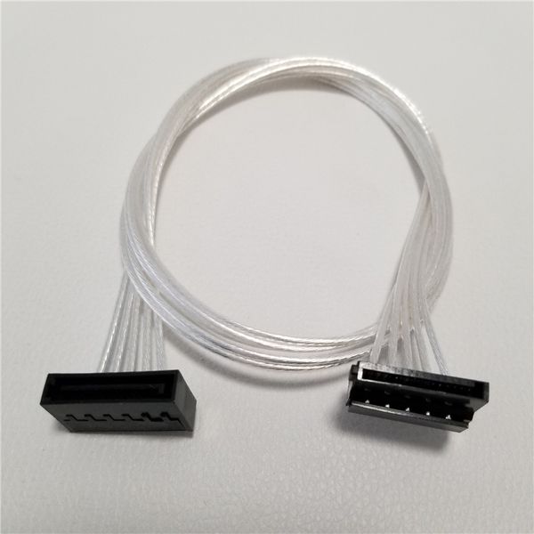 

atx sata power кабель-удлинитель для жесткого диска, без отступов, с серебряным покрытием, 50 см