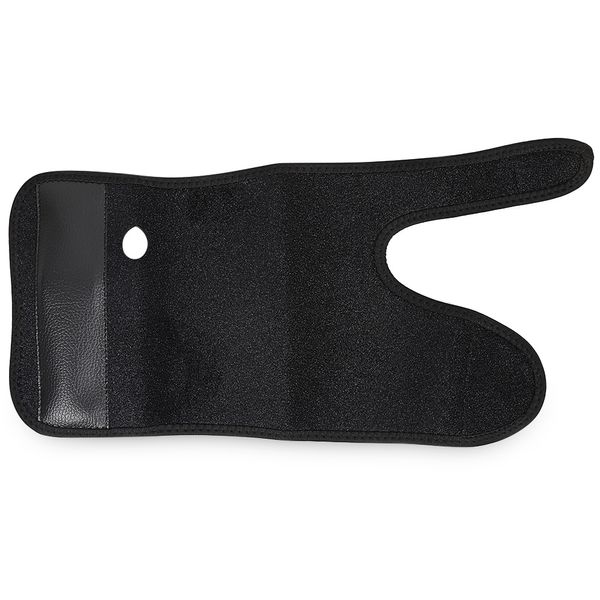 

single adjustable sports carpal tunnel wrist bracer for right hand, Black;red