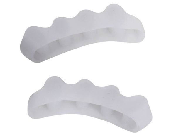 

elitzia etft041 foot care hallux valgus silicone five-hole toe separator daily-use
