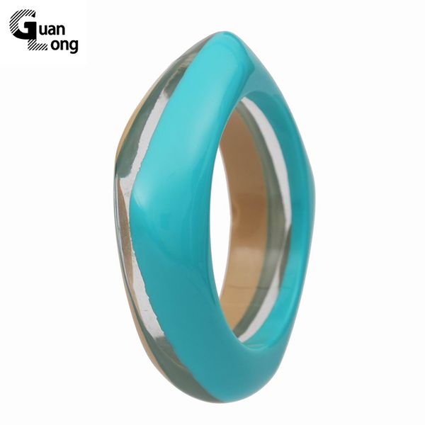 

whole salewholesale fashion mix colors resin bangles bracelets women beautiful brazaletes pulseras mujer joias 6 colors, Black