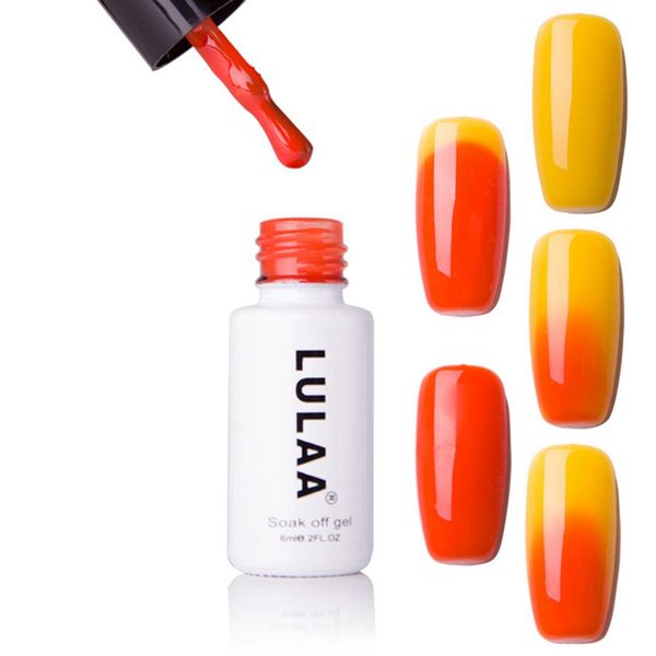 

new style nail polish liquid tape nail art pumpkin color gradient thermosetting polish