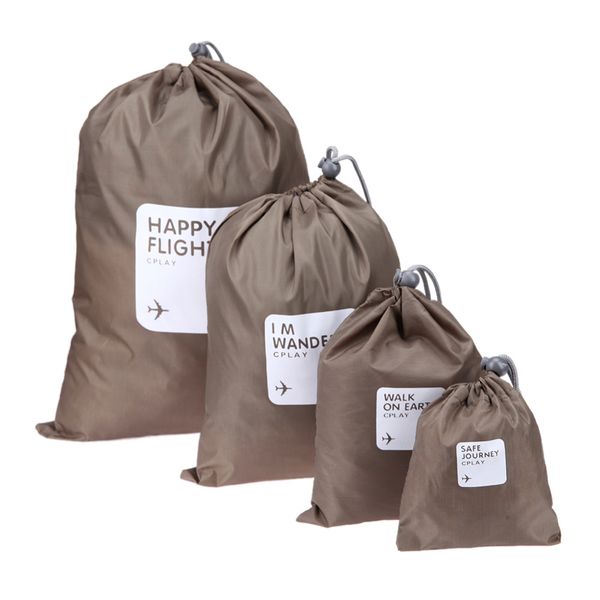 

4pcs/set receive travel shoe laundry bag household waterproof pouch storage bags for clothing cosmetic underwear bags