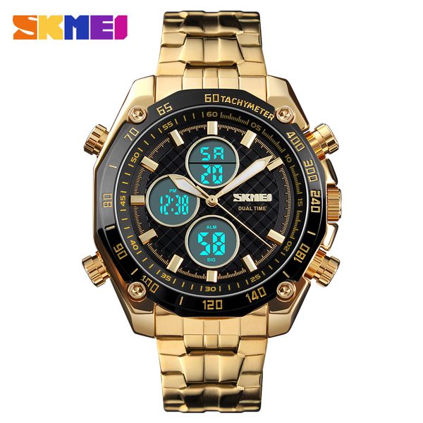 

skmei 1302 fashion watch men waterproof satch business watches luxury quartz wristwatches relogio masculino, Slivery;brown