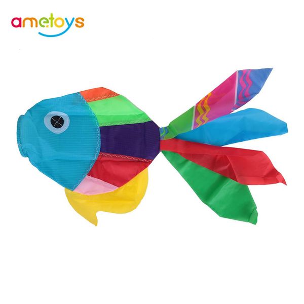 

new 70cm length multicolor 3d kites cute fish-type tail kite tails kite accessory easy control flying for outdoor fun