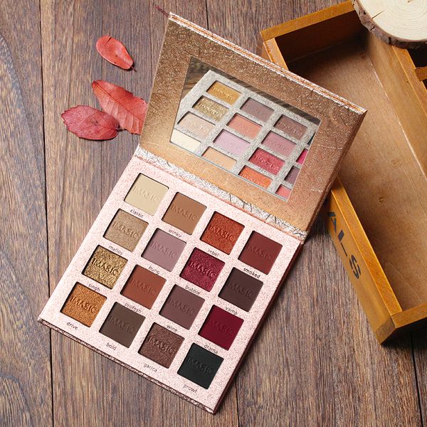 

sell 16 colors charming eyeshadow palette eyes palette matte shimmer pigmented eye shadow powder painted cosmetics