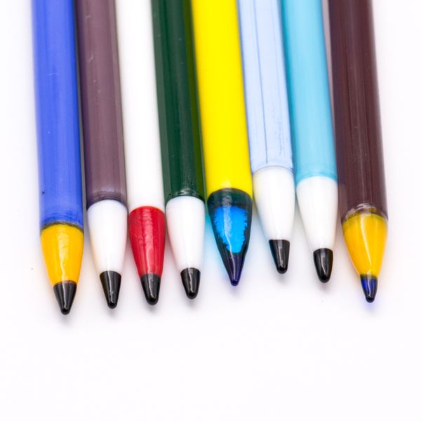 DAB Aracı Mix Renkli Kalem Kalem Tasarım Balmumu Dabbers Yağ E Nargile Carb Cap Tokmak Kuvars Banger Için Yağ E Dabber Araçları