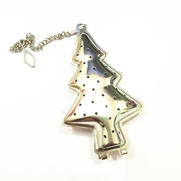 

creative stainless steel 18/10 christmas tree tea infuser, reusable chritsmas tree 304 stainless steel tea infuser