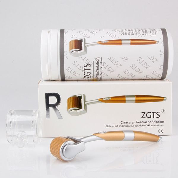 

бесплатная доставка 192 булавки Zgts роскошные Титана микро иглы Derma ролик мезо ролик для акне шрам веснушки
