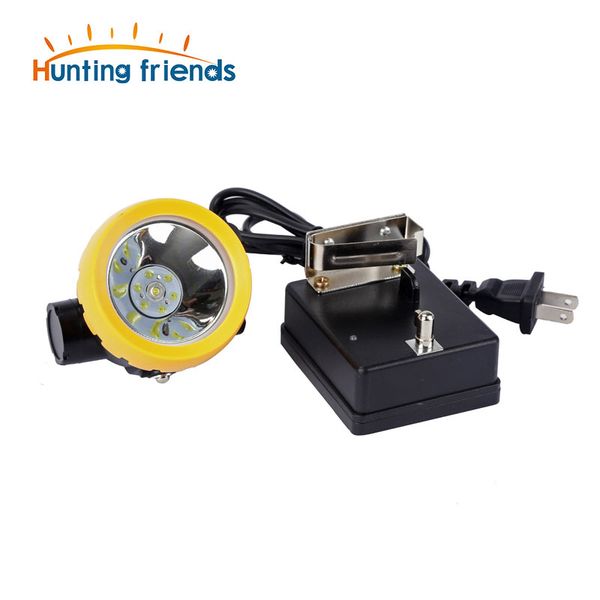 

12pcs/lot coal miner led light mining headlamp bk2000 explosion rroof mining light waterproof saftety cap lamp rechargeable coal mine lap