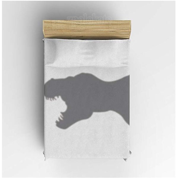 

flannel fleece blanket lightweight cozy bed sofa blankets super soft fabric dinosaur shadow