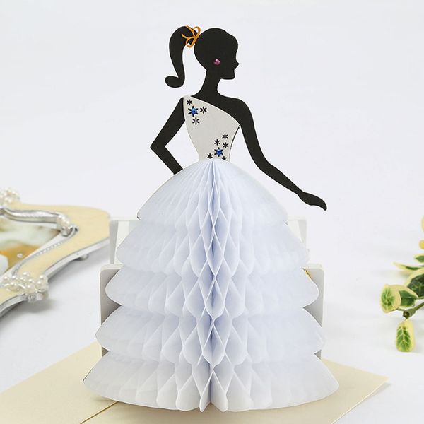

3d pop up princess children birthday invitations greeting card birthday valentine's day gift cards ing