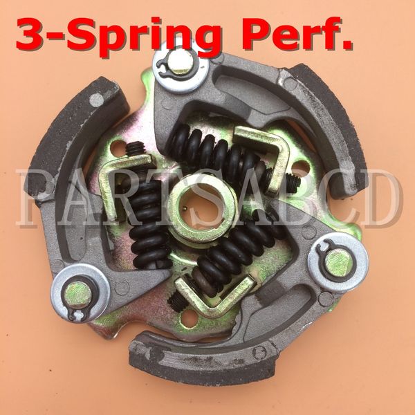 

partsabcd performance clutch for 47cc 49cc 2 stroke engine with 3 spring