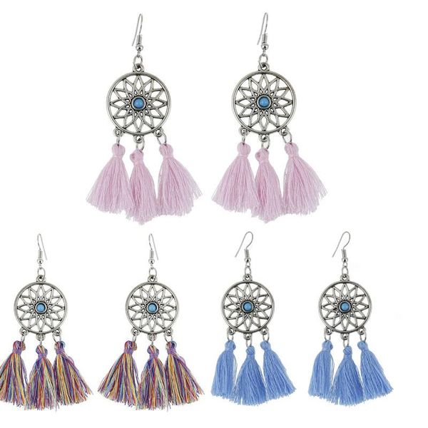 India Dreamcatcher Nappel Earring Canding Cuffs Fashion Jewelry for Women Gift