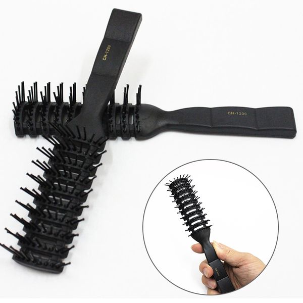 

mayitr 1pc professional salon comb curl hair brush pp plastic massage comb anti-static hair styling, Silver