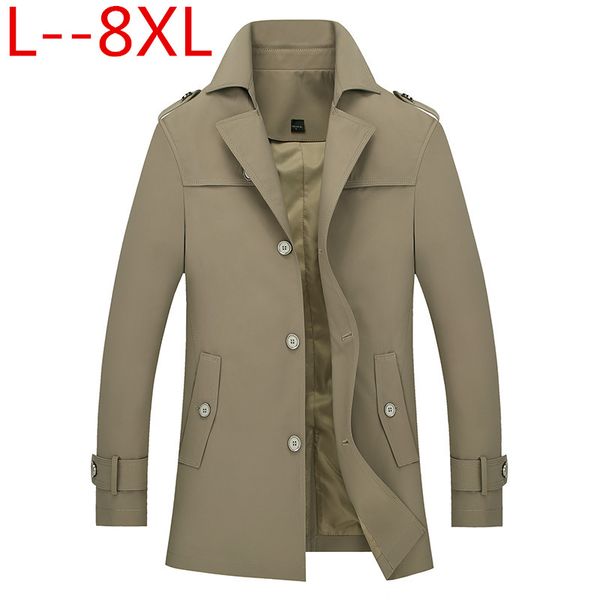 

10xl 8xl 6xl 5xl весна мужские пальто slim fit длинные пальто мужчины британский стиль бизнес пиджаки высокое качество классический ветровка, Black;brown