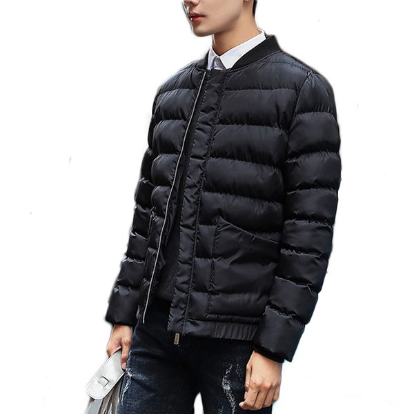 

2018 brand winter jackets men casual mens jackets and coats thick parka men outwear plus size 3xl jacket male clothing my32, Black