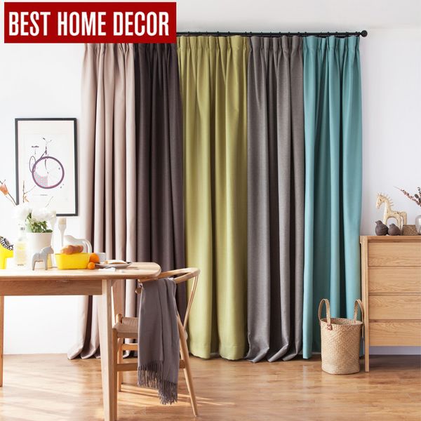 

bhd linen modern pleated cloth blackout curtains for window blinds japan style blackout curtains for living room the bedroom