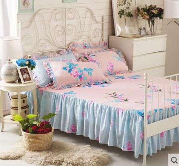 

skymay(skymay)the princesspastoralall cottonfalbalathree-piecebed skirt