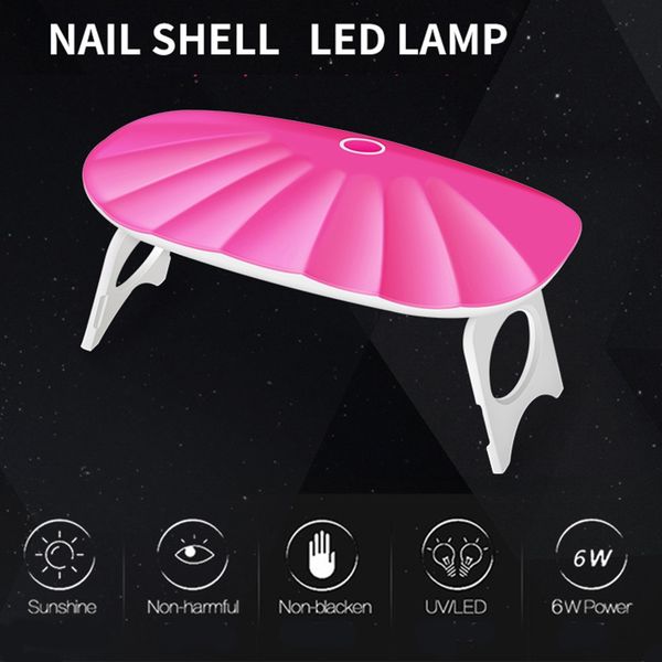 

dmoley 6w nail dryer uv led lamps portable usb cable nail gel polish curing light home use gel polish manicure machine