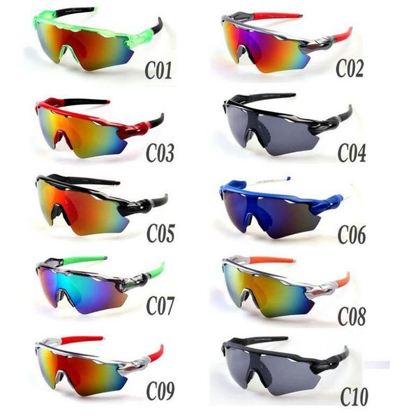 

Cylcing fi hing ungla e 10 color new fa hion de ign radar ev for men or women port eyewear oculo de ol uv400 aaa quality moq 10