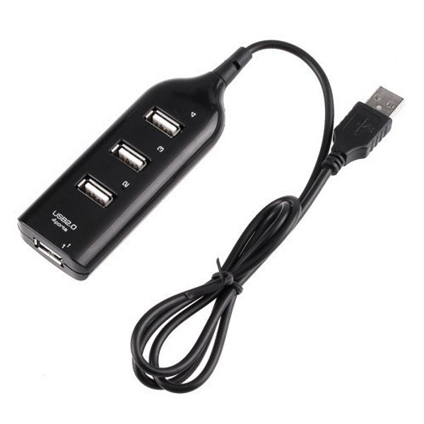 1 a 4 portas carregador de hub USB + Sync Charing Cable 480MPbps Alta velocidade Splitter Splitter Sharing Switch para telefone PC Laptop